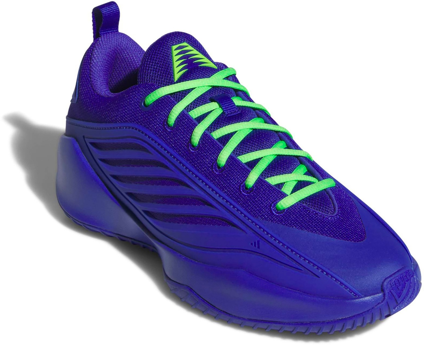 adidas Believe That. 1 Basketball Shoes - Lucid Blue/Screaming Green/Lucid Blue - View 5