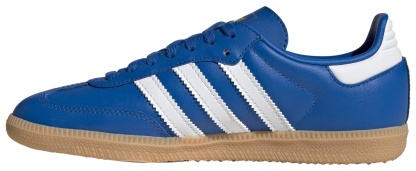 adidas Kids' Grade School Samba OG Shoes - Blue/White - View 4