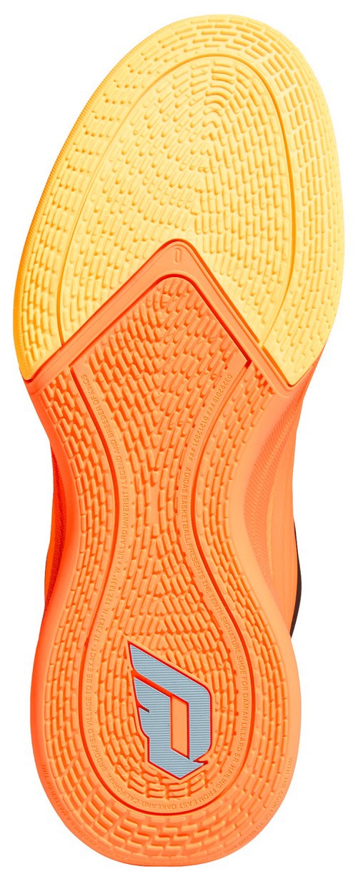 adidas Dame X 'All-Star' Basketball Shoes - Orange/Blue - View 3