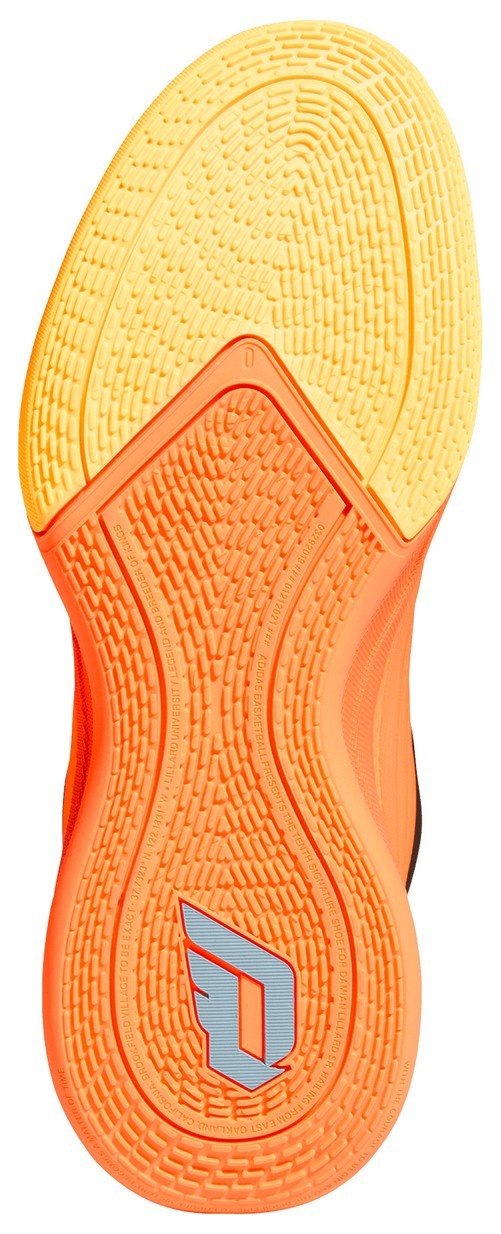 adidas Dame X 'All-Star' Basketball Shoes - Orange/Blue - View 3