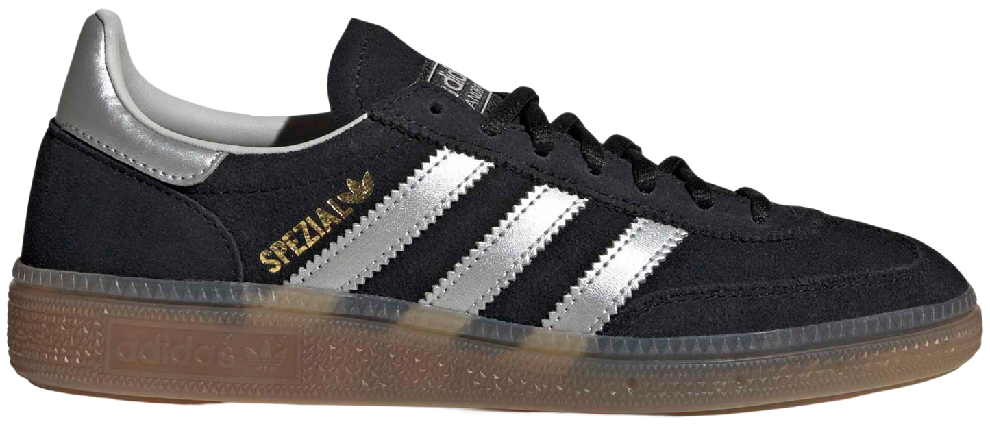adidas Kids' Grade School Handball Spezial Shoes - Grey/Black/Black - View 1