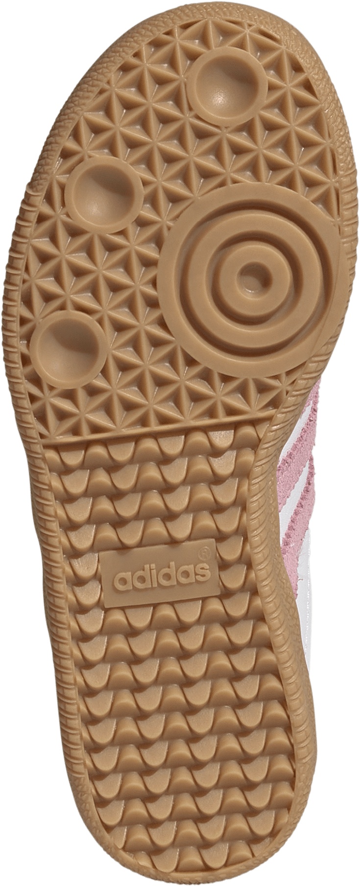 adidas Kids' Preschool Samba OG Shoes - White/Light Pink/Gum - View 3