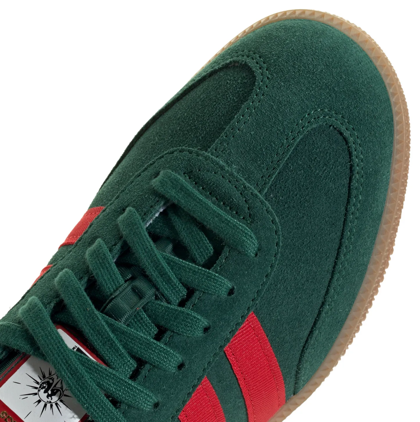 adidas FIFA World Cup Samba OG Shoes - Team Dark Green/Better Scarlet/Gum4 - View 7