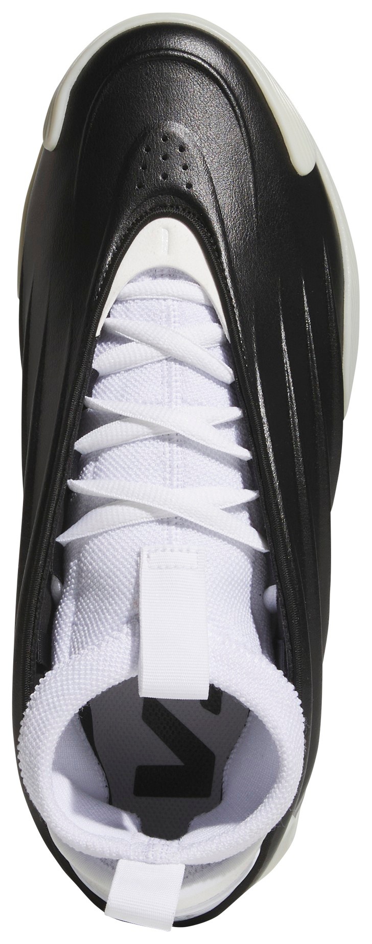 adidas Harden Volume 9 Basketball Shoes - Black/Black/White - View 2