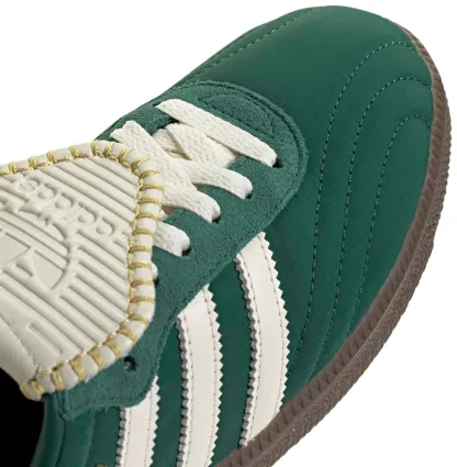 adidas Women's Long Tongue Samba Shoes - Collegiate Green/White - View 8