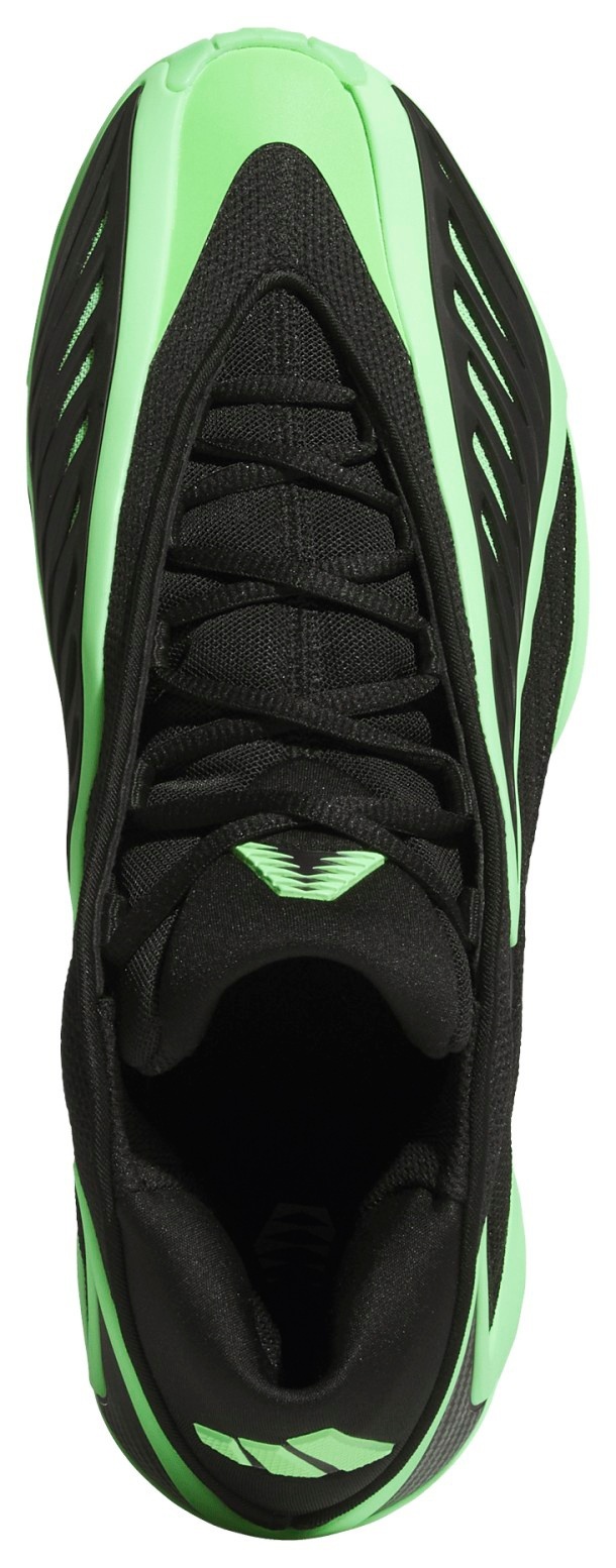 adidas Anthony Edwards 2 'Glow' Basketball Shoes - Black/Green - View 4