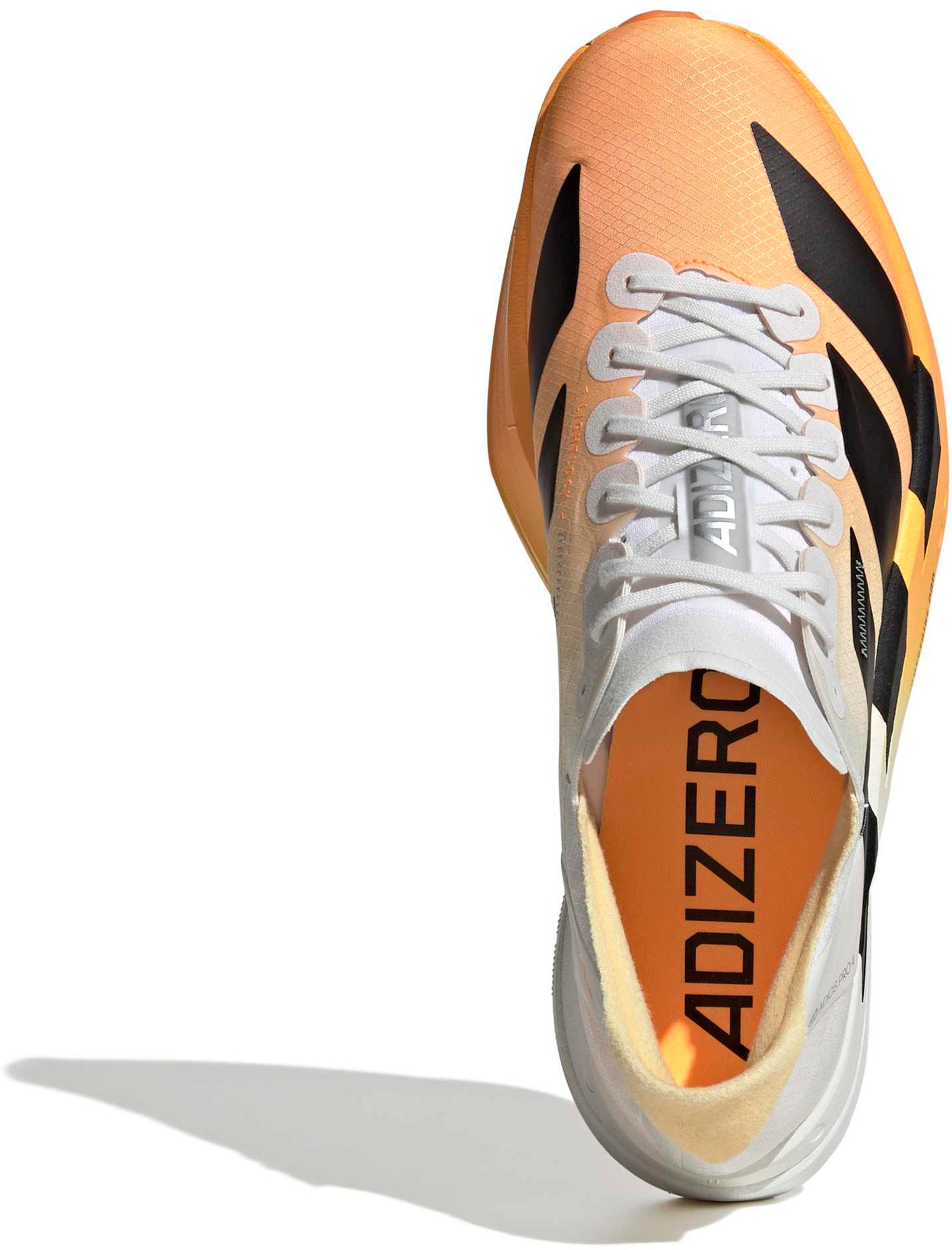 adidas Men's Adizero Adios Pro 4 Running Shoes - Lucid Tangerine/Black/Crystal - View 2