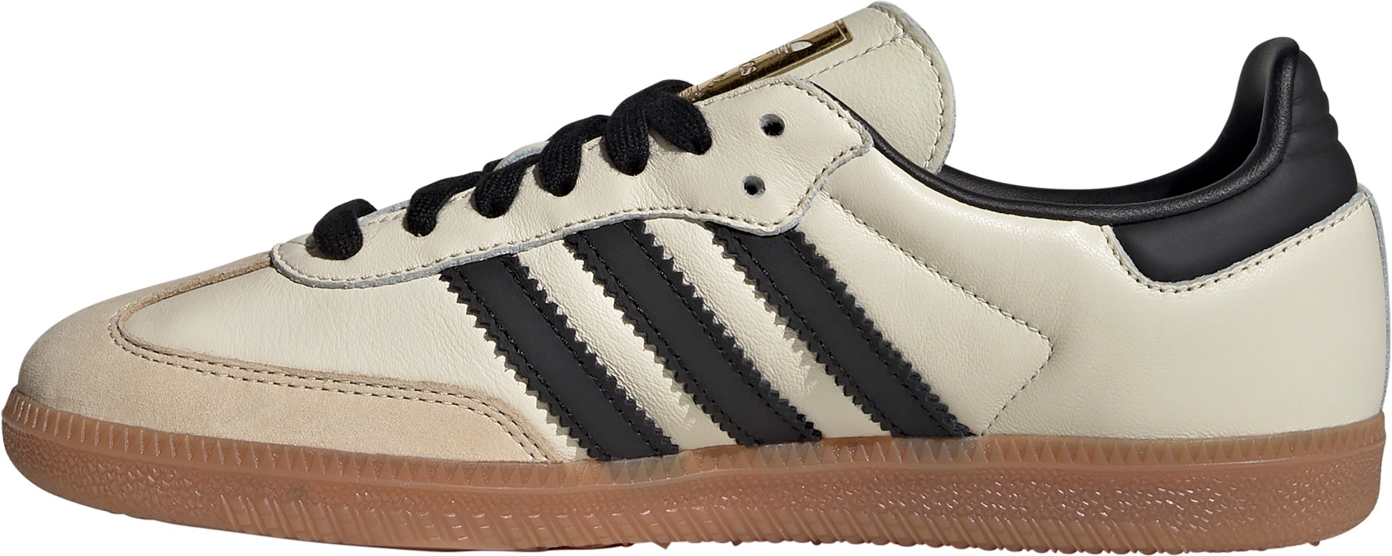 adidas Women's Samba OG Shoes - Cream/Black - View 4