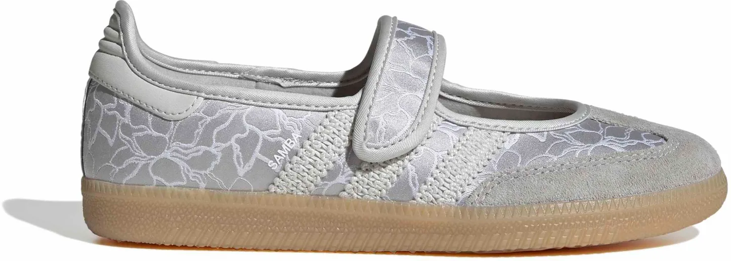 adidas Women's Samba Jane Shoes - Silver Met/Grey One/Gum4 - View 1