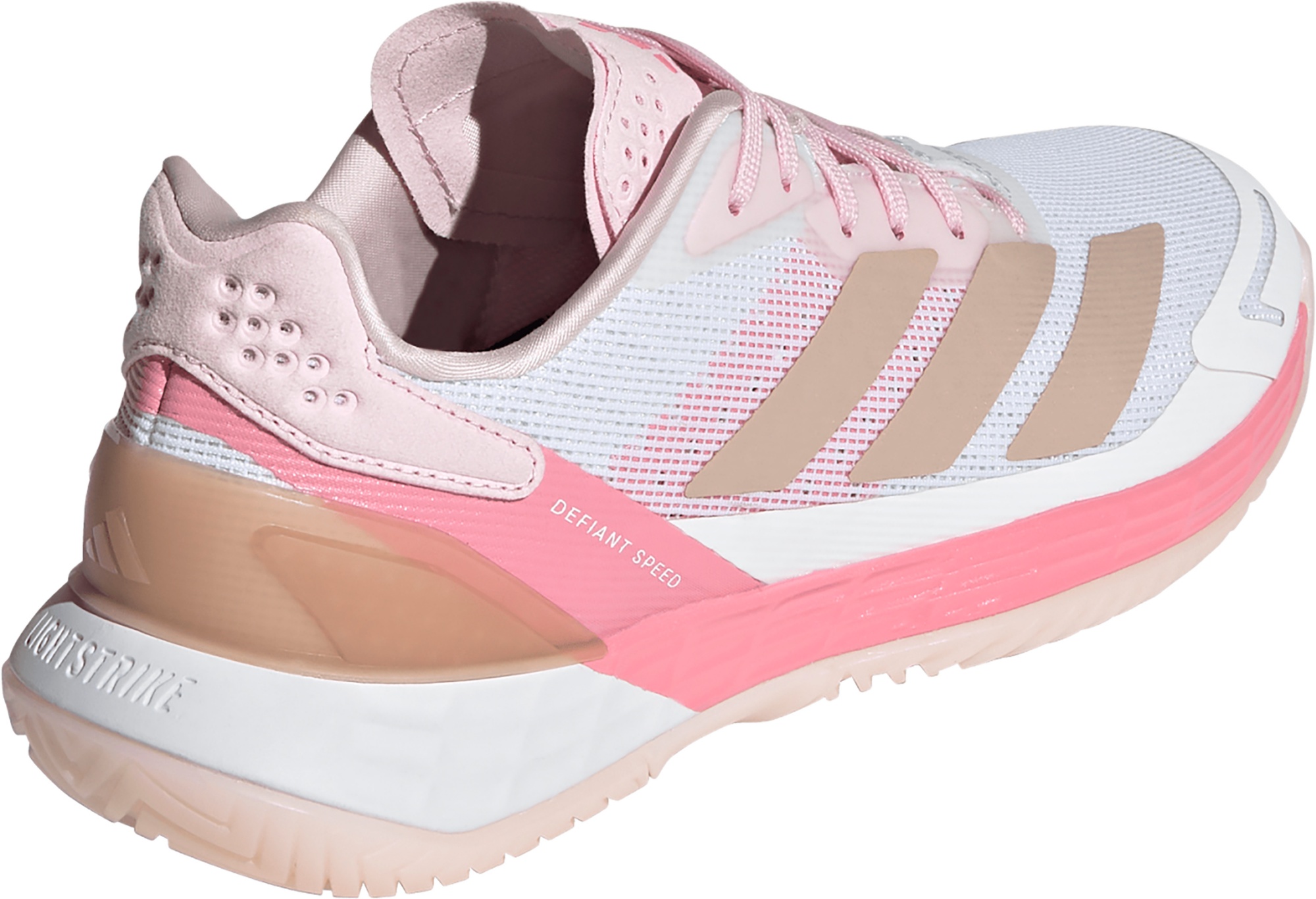 adidas Women's Defiant Speed 2 Tennis Shoes - White/Pearl - View 6