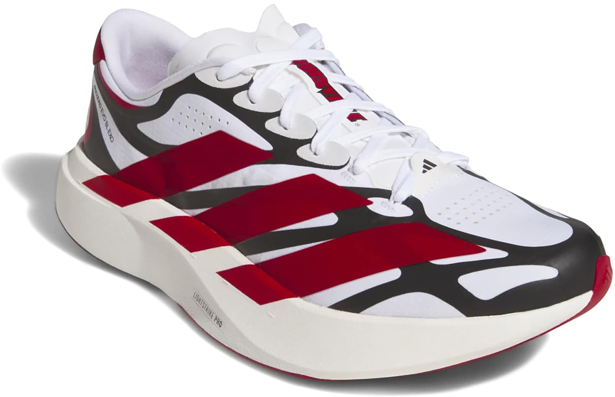 adidas Men's Adizero EVO SL EXO Louisville Running Shoes - Ftwwht/Tmpwrd/Cblack - View 6