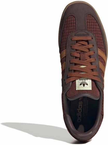 adidas Samba OG Shoes - Hndstooth Coffee/Brnz - View 2