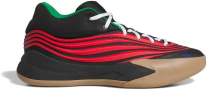adidas Dame X Basketball Shoes - Core Black/Pure Ruby/Gum4 - View 1