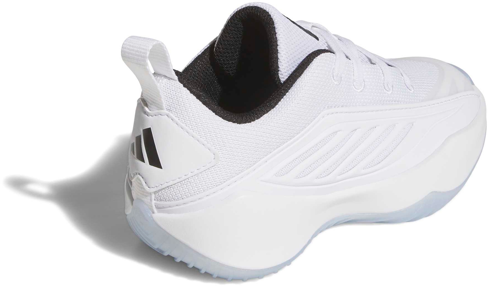 adidas Kids' Preschool Believe That. 1 Basketball Shoes - White/Core Black/White - View 5