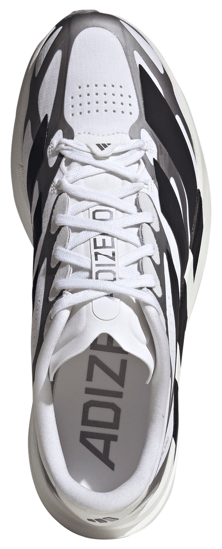 adidas Men's Adizero EVO SL EXO Running Shoes - White/Black/Metallic - View 2