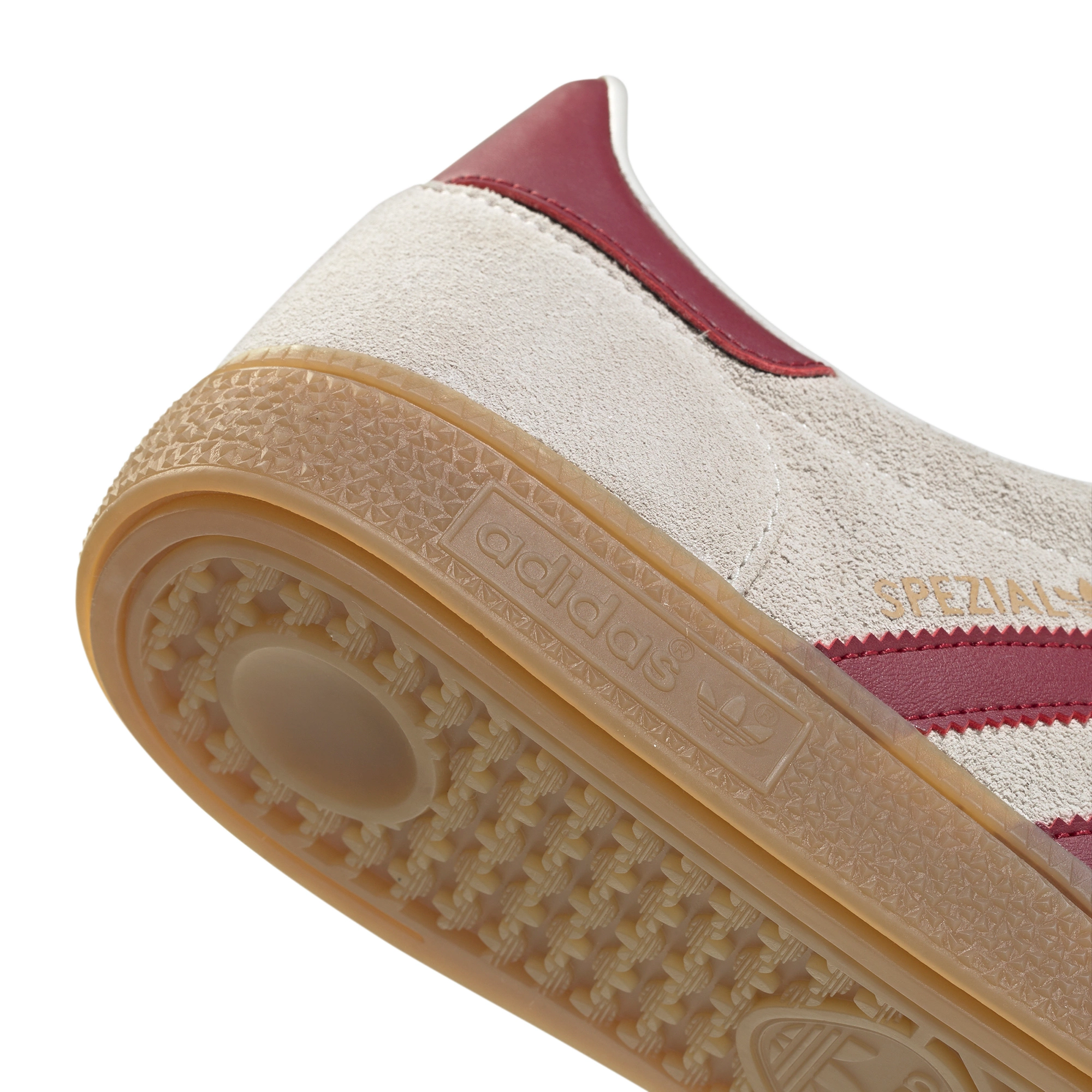 adidas Handball Spezial Spain Shoes - White/Maroon - View 7