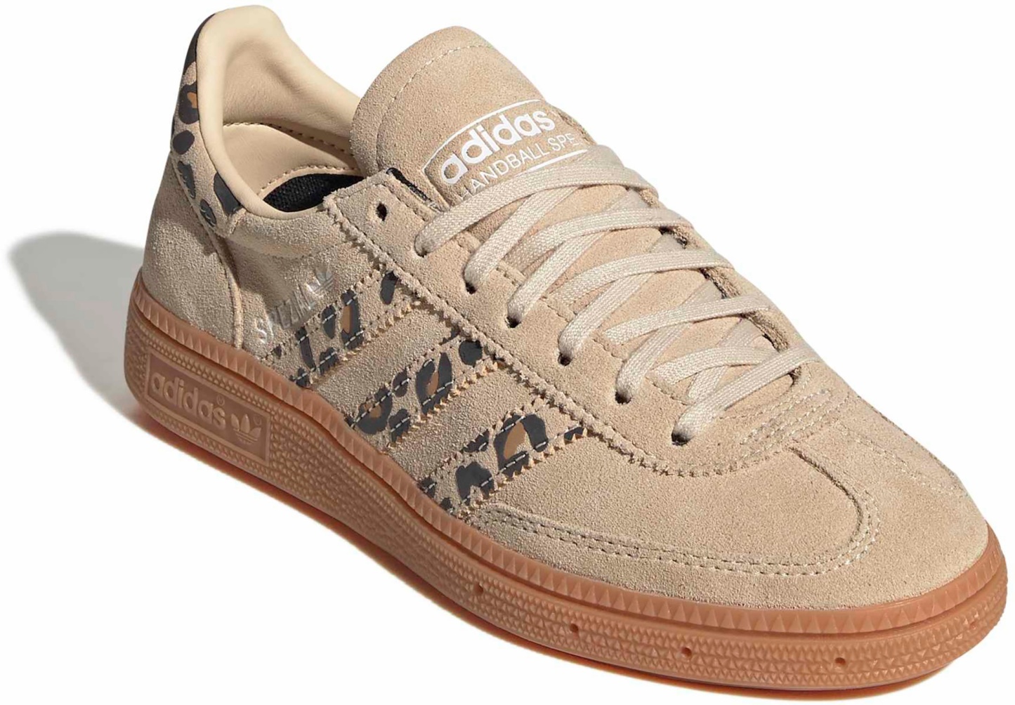 adidas Kids' Grade School Handball Spezial Shoes - Sand Strata/White/Mesa - View 6