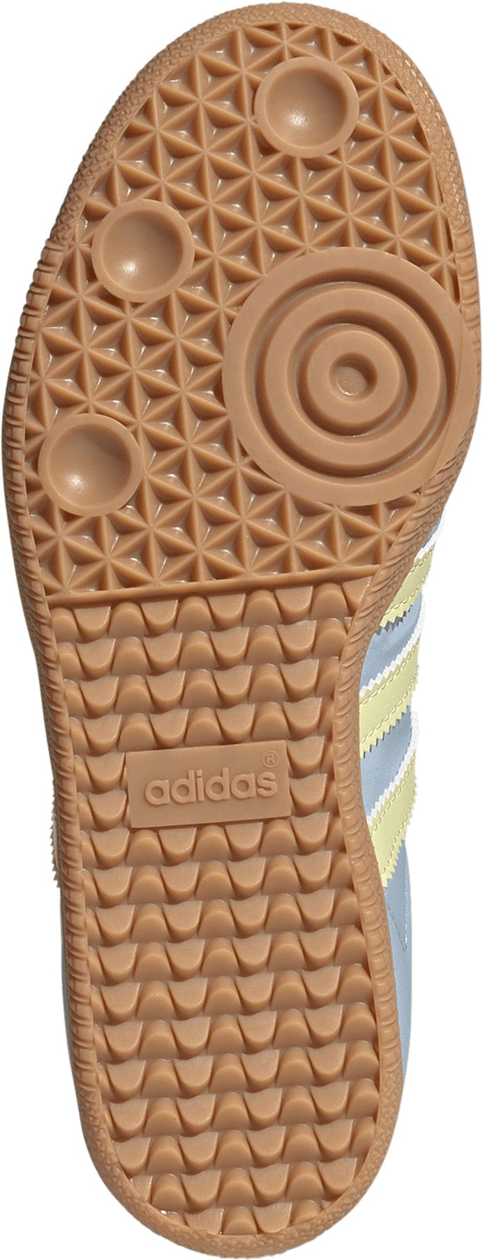 adidas Kids' Grade School Samba OG Shoes - Blue/Yellow - View 5