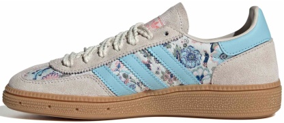 adidas Kids' Grade School Handball Spezial Shoes - Off White/Icey Blue/Gum - View 4