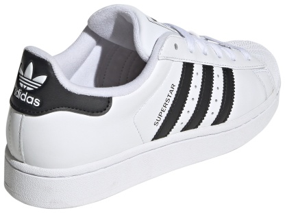 adidas Women's Superstar II Shoes - White/Black/White - View 11