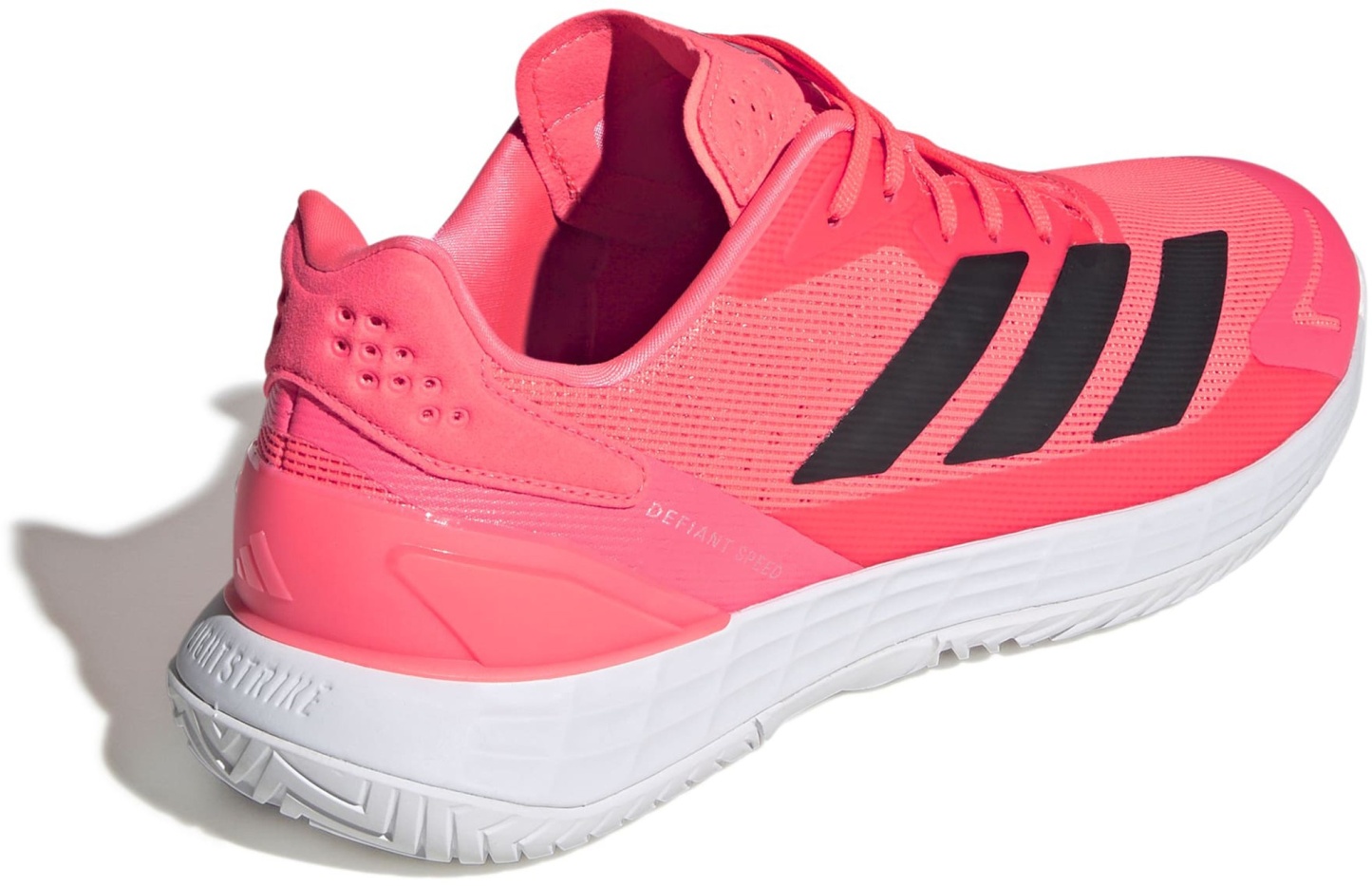 adidas Men's Defiant Speed 2 Tennis Shoes - Solar Turbo/Core Black/White - View 7