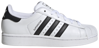 adidas Women's Superstar II Shoes - White/Black/White - View 1