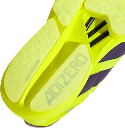 adidas Men's Adizero Adios Pro 4 Running Shoes - Solar Yellow/Aurora Plum/Powder Plum - View 7