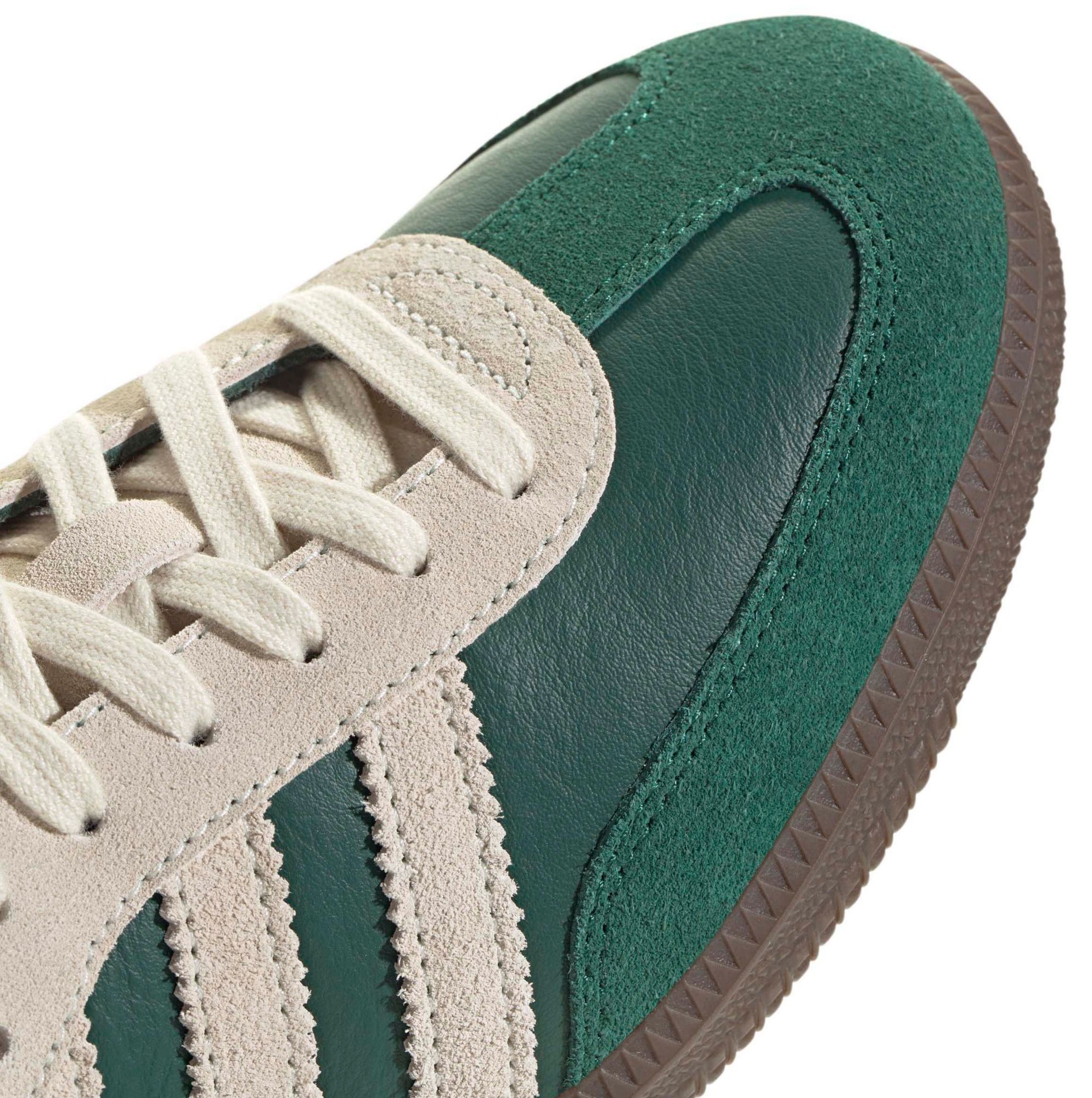 adidas Samba OG Shoes - Green/White/Gum - View 2