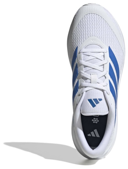 adidas Men's Runfalcon 6 CLOUDFOAM Running Shoes - Ftwr White/Bright Royal/Grey One - View 2