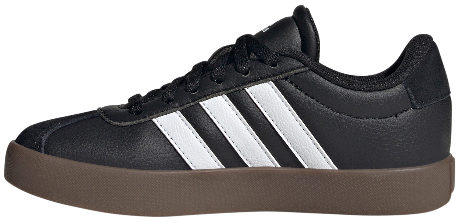 adidas Kids' Grade School VL Court Low Shoes - Black/White - View 4