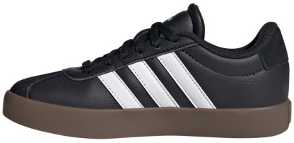 adidas Kids' Grade School VL Court Low Shoes - Black/White - View 4