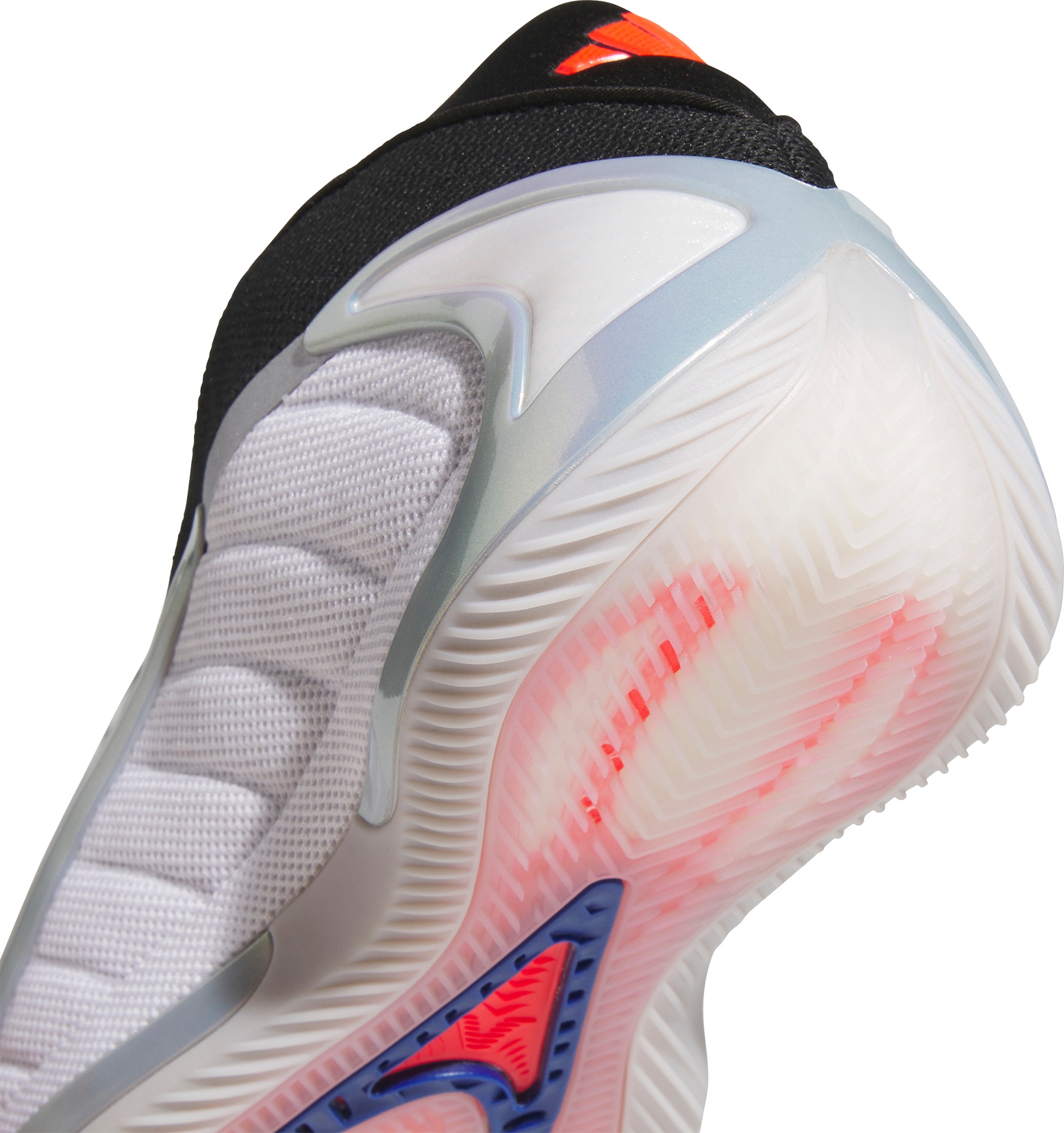 adidas Anthony Edwards 2 'Future Icon' Basketball Shoes - White/Lucid Red/Silver - View 8