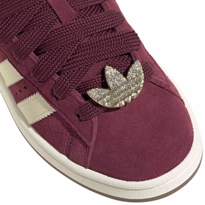 adidas Women's Campus 00s Shoes - Maroon/Warm Vanilla/Gold - View 7