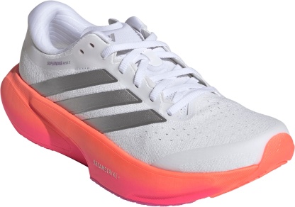 adidas Women's Supernova 3 Running Shoes - White/Silver Metallic/Lucid Pink - View 5