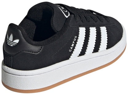 adidas Kids' Preschool Campus 00s Shoes - Black/White - View 5