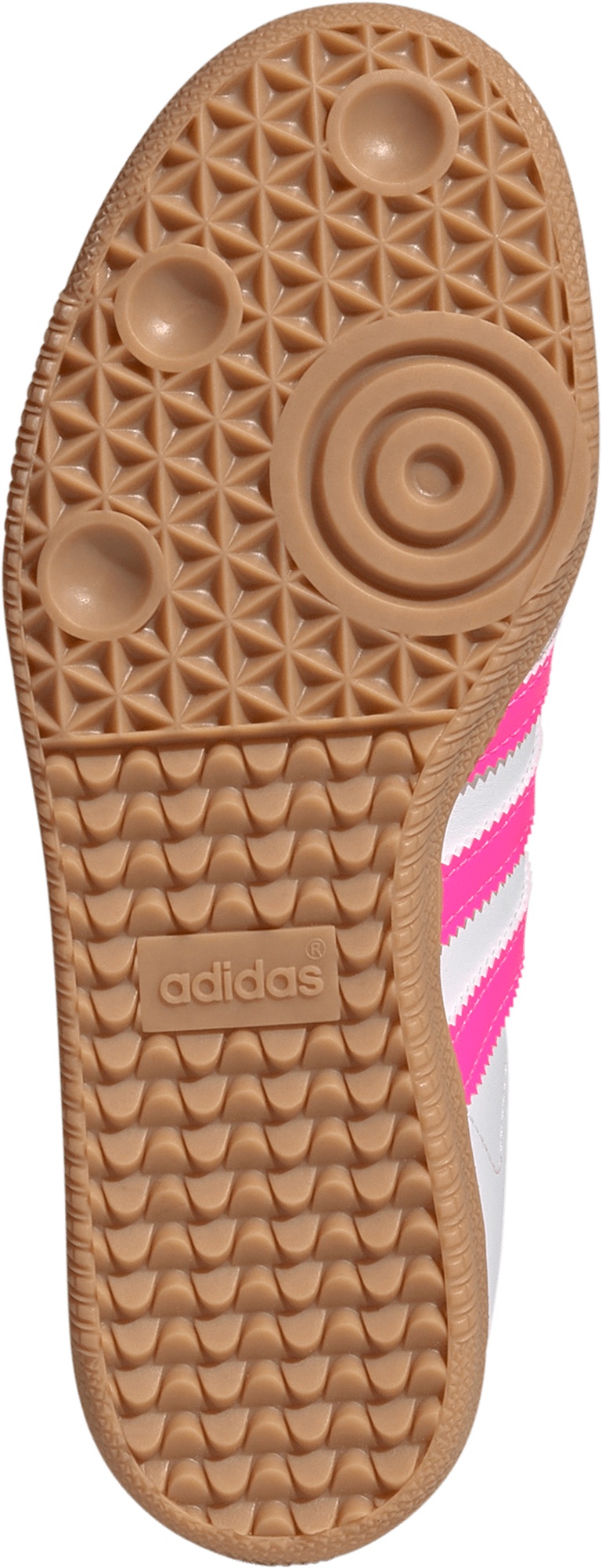 adidas Kids' Grade School Samba OG Shoes - White/Hot Pink - View 3