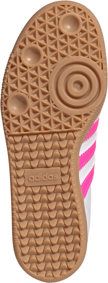 adidas Kids' Grade School Samba OG Shoes - White/Hot Pink - View 3