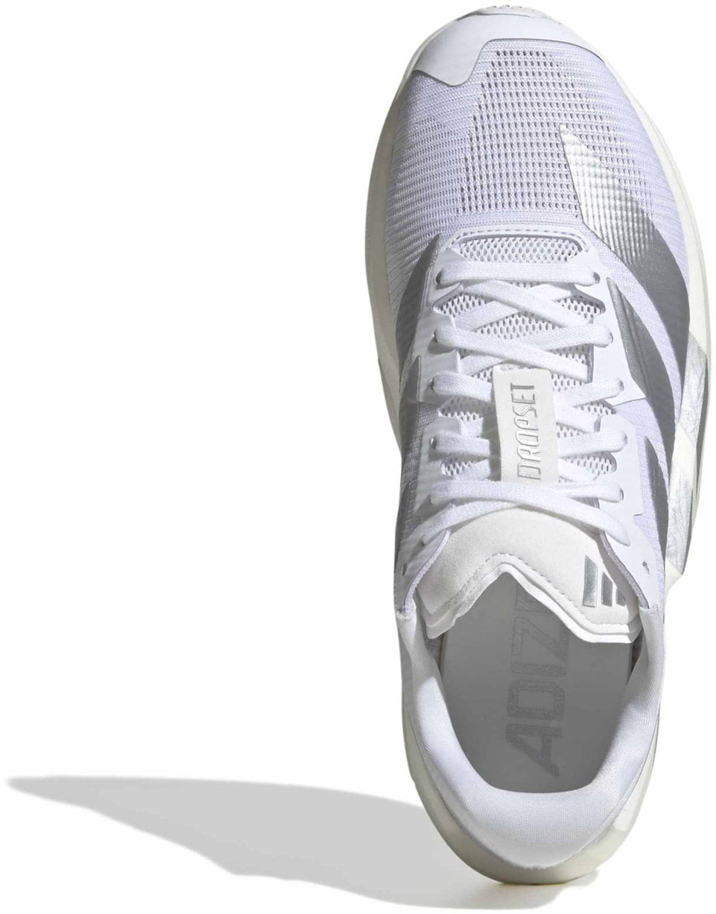 adidas Women's Adizero Dropset Pro Training Shoes - White/Silver Met - View 2