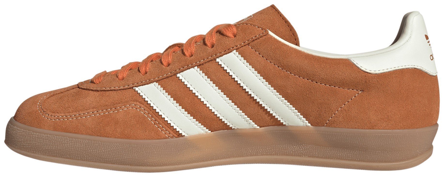 adidas Men's Gazelle Indoor Shoes - Orange/White - View 6