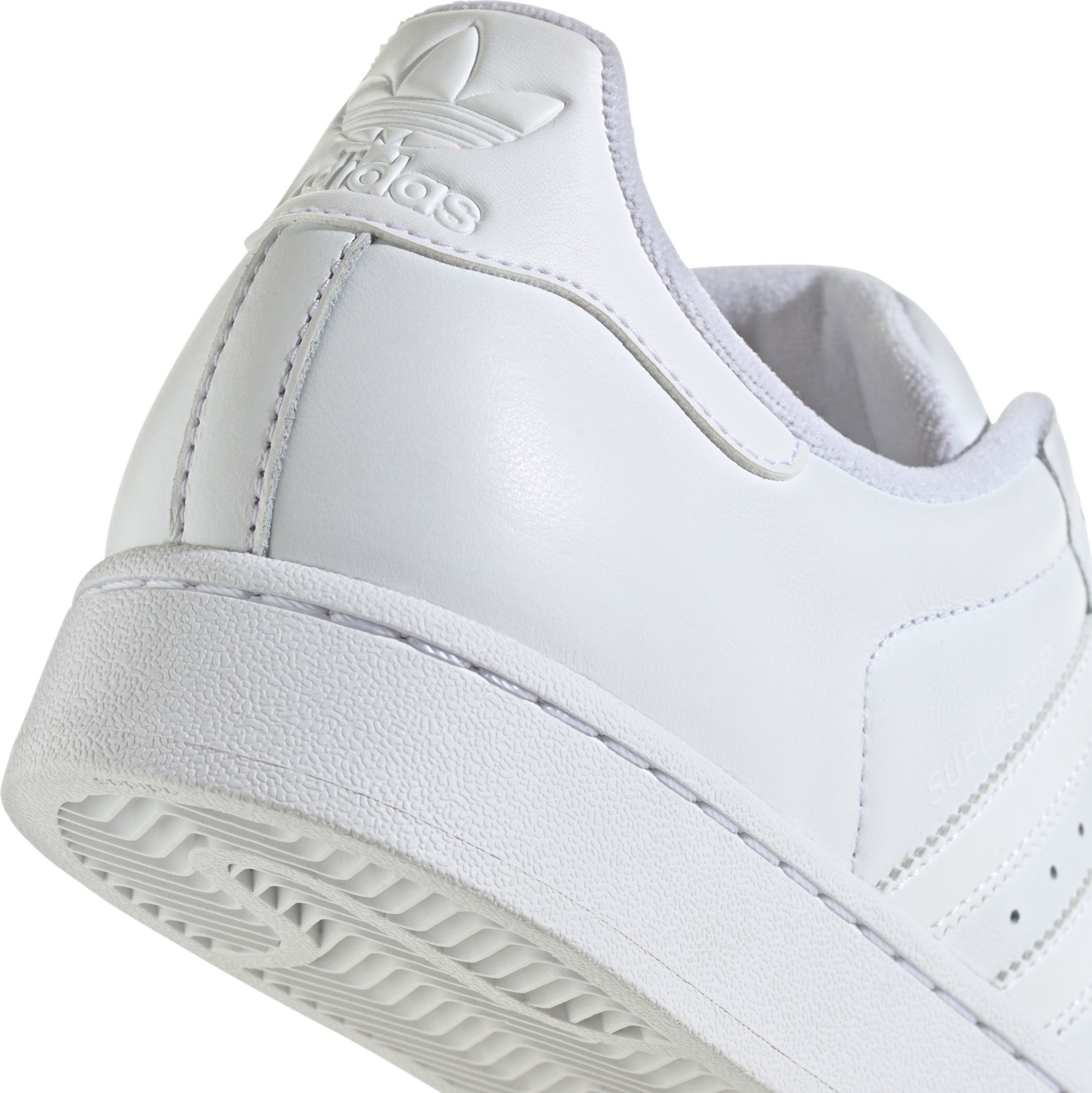 adidas Men's Superstar II Shoes - White/White - View 3
