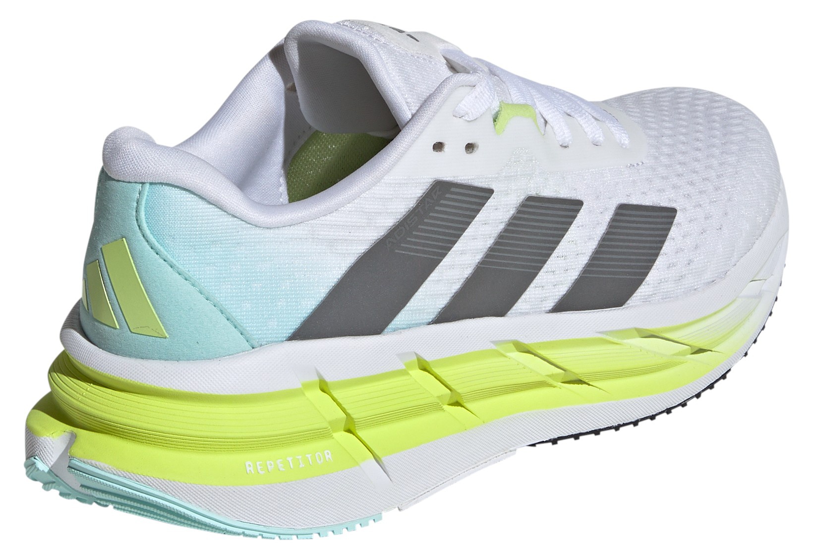 adidas Women's Adistar 3 Shoes - White/Black/Lime - View 6