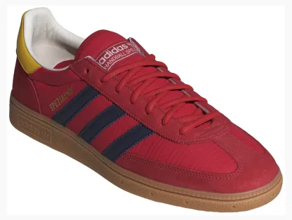 adidas Men's Handball Spezial Shoes - Collegiate Red/Night Indigo/Bold Gold - View 6