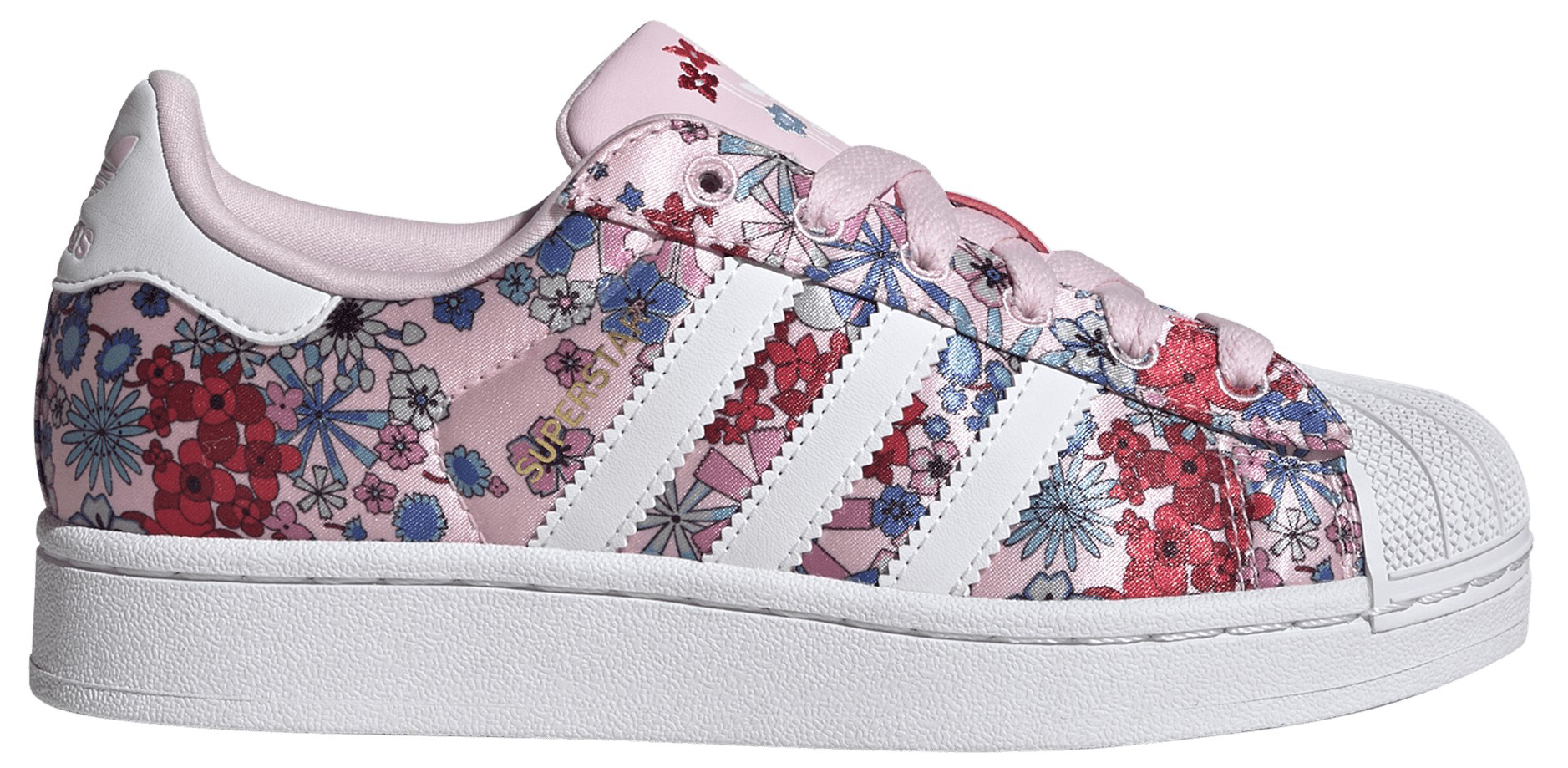 adidas Kids' Grade School Superstar II Shoes - Clear Pink/White/Light Pink - View 1