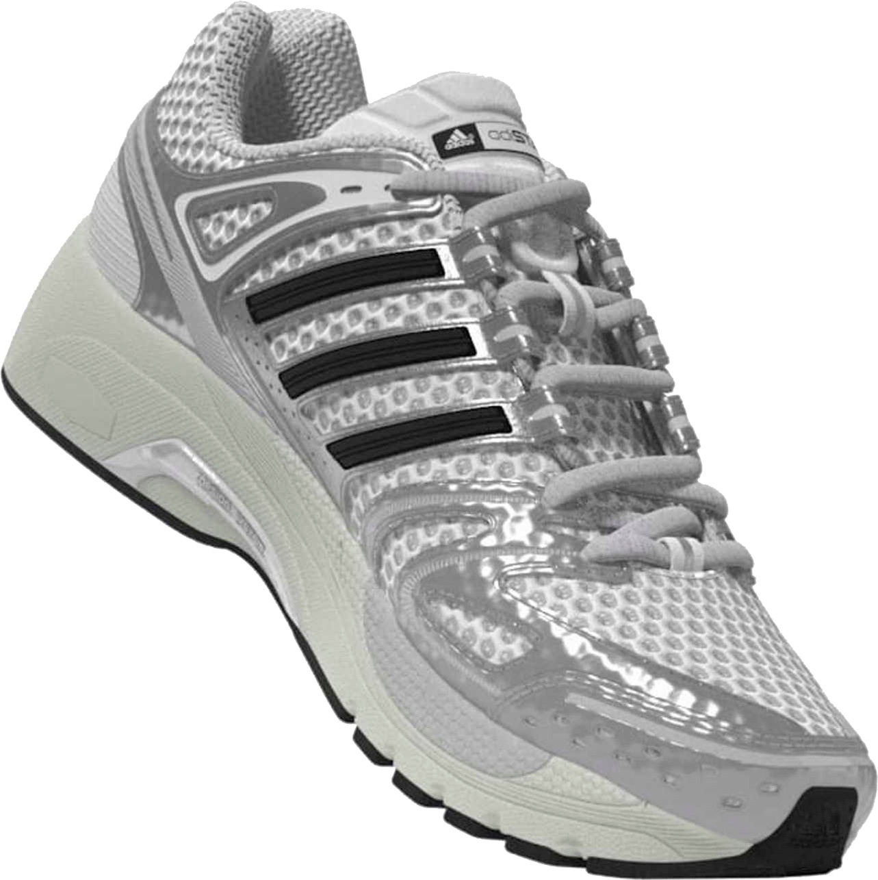 adidas Men's Adistar Control 5 Shoes - Silver Met/Grey One/Core Black - View 6