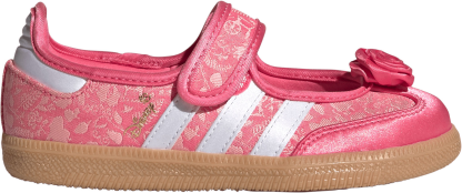 adidas x Disney Princess Kids' Preschool Samba Jane Shoes - Pink/White - View 1