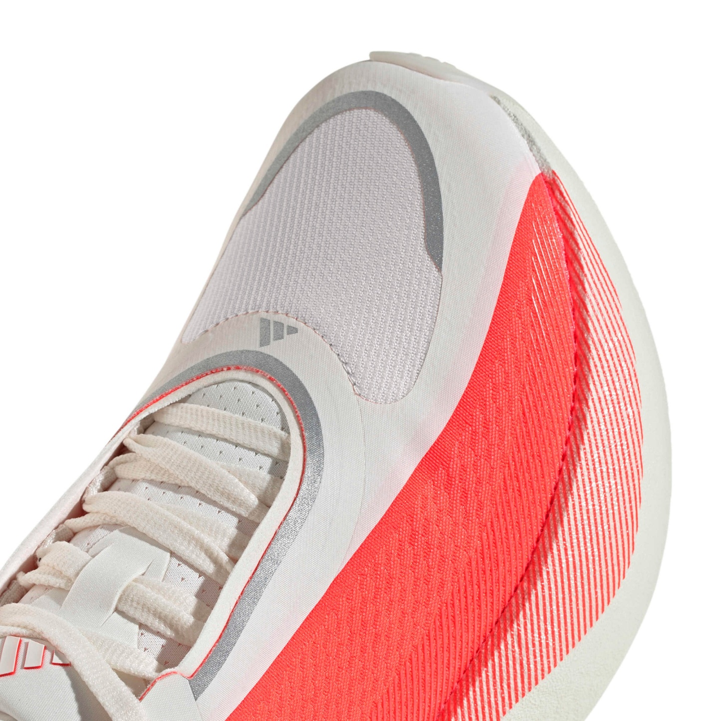 adidas Women's Hyperboost Edge Running Shoes - Hyper White/Solar Turbo/Solar Turbo - View 8