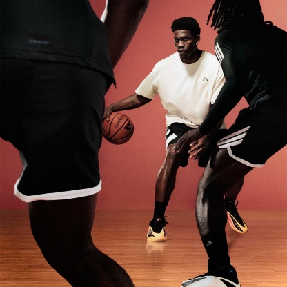 adidas Anthony Edwards 2 'With Love' Basketball Shoes - Black/Red/Orange - View 11