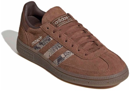 adidas Women's Handball Spezial Shoes - Brown/Snake Crystal Linen - View 6