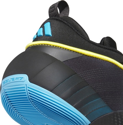 adidas Kids' Grade School D.O.N. Issue #7 'Electric Blue' Basketball Shoes - Lucid Aquamarine/Core Black/Yellow - View 8