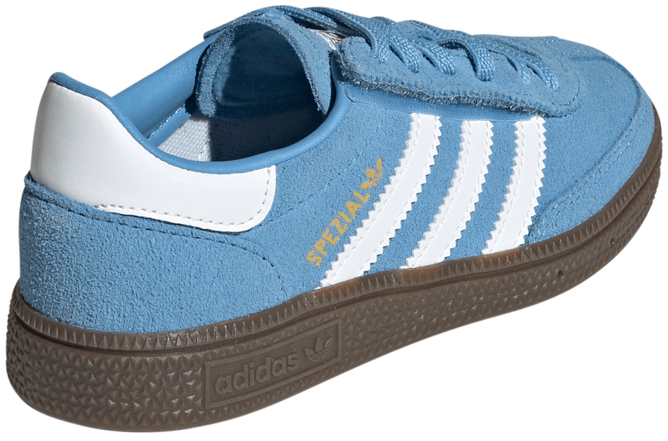 adidas Kids' Preschool Handball Spezial Shoes - Light Blue/White/Gum - View 5